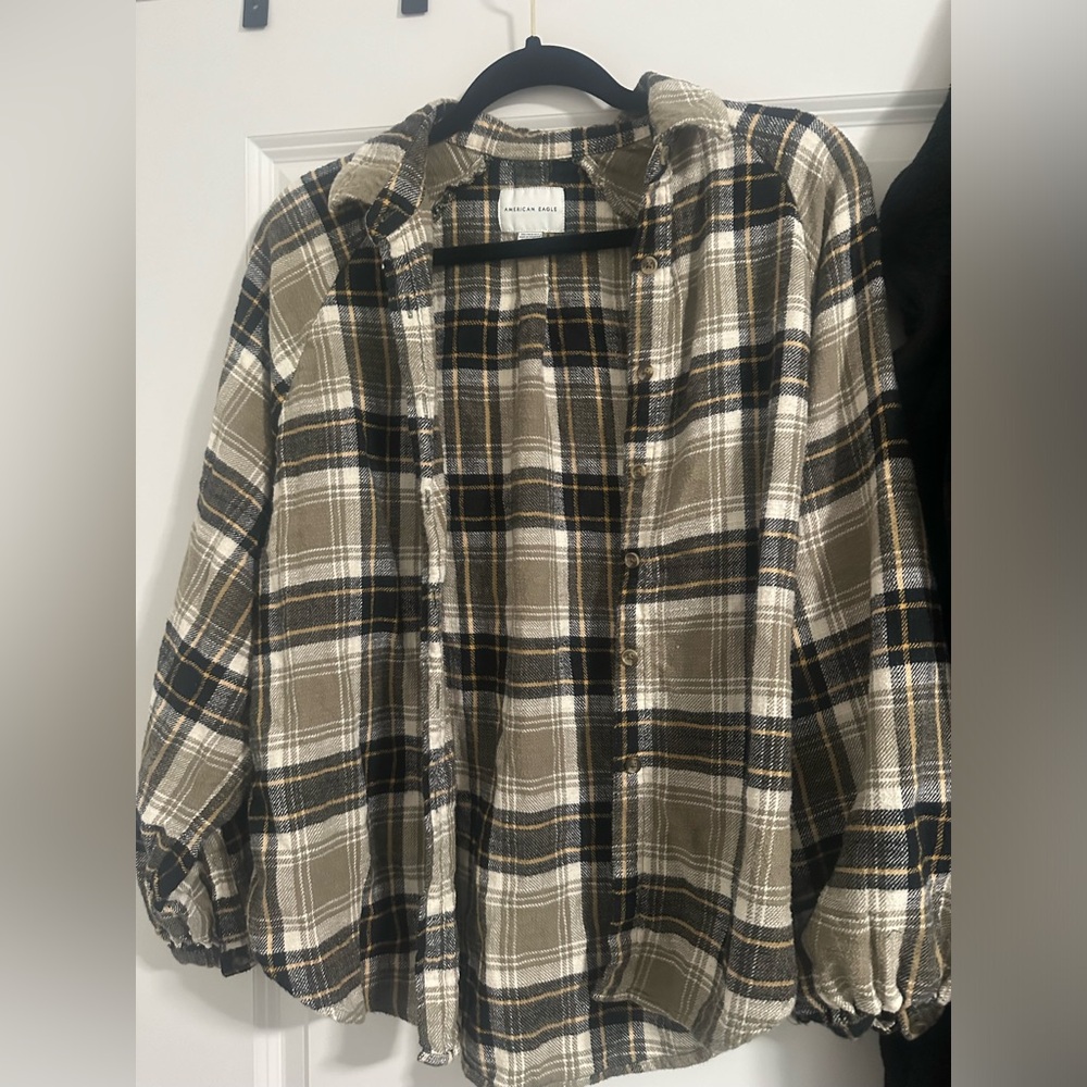 American eagle green flannel